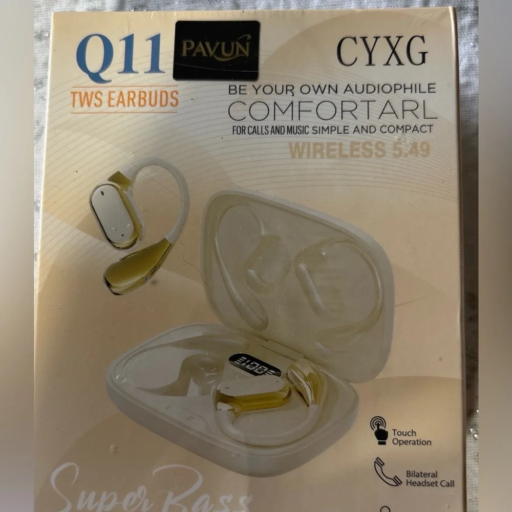 Q11 Pavun CYXG TWS Wireless Earbuds – Super Bass – Touch Controls – New i